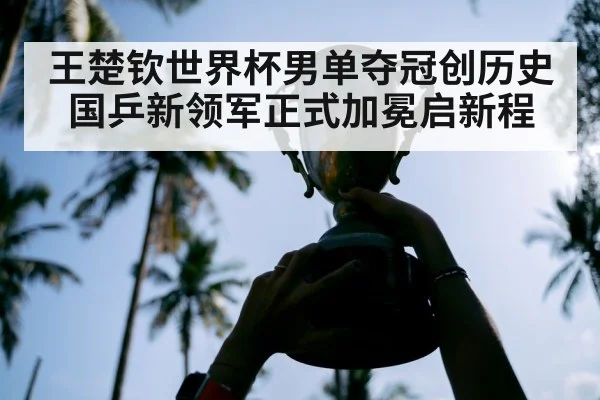 王楚钦世界杯男单夺冠创历史 国乒新领军正式加冕启新程